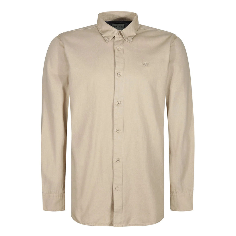 TL London Mens 100% Cotton Shirt Long Sleeve Button Down Smart Casual - Sleeve Detail - QHA UK