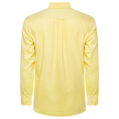 TL London Mens 100% Cotton Shirt Long Sleeve Button Down Smart Casual - Sleeve Detail - QHA UK