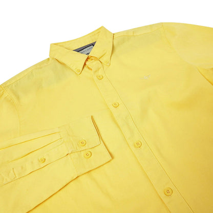 TL London Mens 100% Cotton Shirt Long Sleeve Button Down Smart Casual - Sleeve Detail - QHA UK