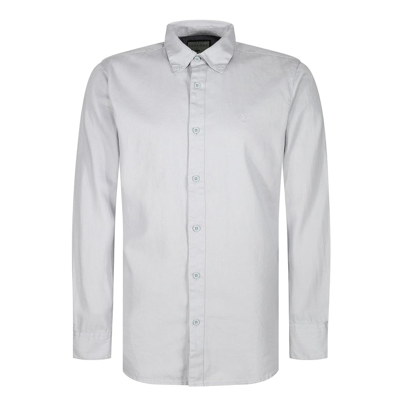 TL London Mens 100% Cotton Shirt Long Sleeve Button Down Smart Casual - Sleeve Detail - QHA UK