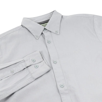 TL London Mens 100% Cotton Shirt Long Sleeve Button Down Smart Casual - Sleeve Detail - QHA UK