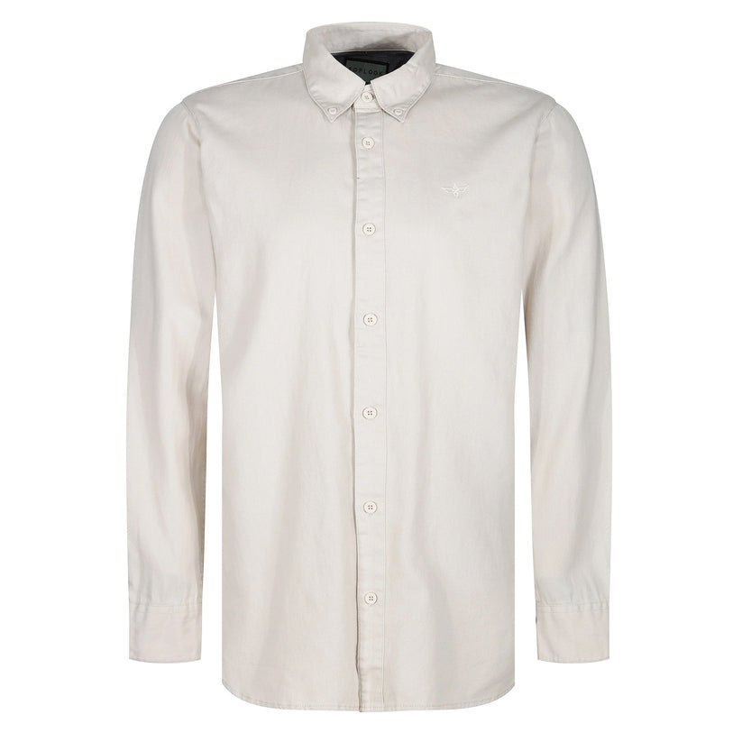 TL London Mens 100% Cotton Shirt Long Sleeve Button Down Smart Casual - Sleeve Detail - QHA UK
