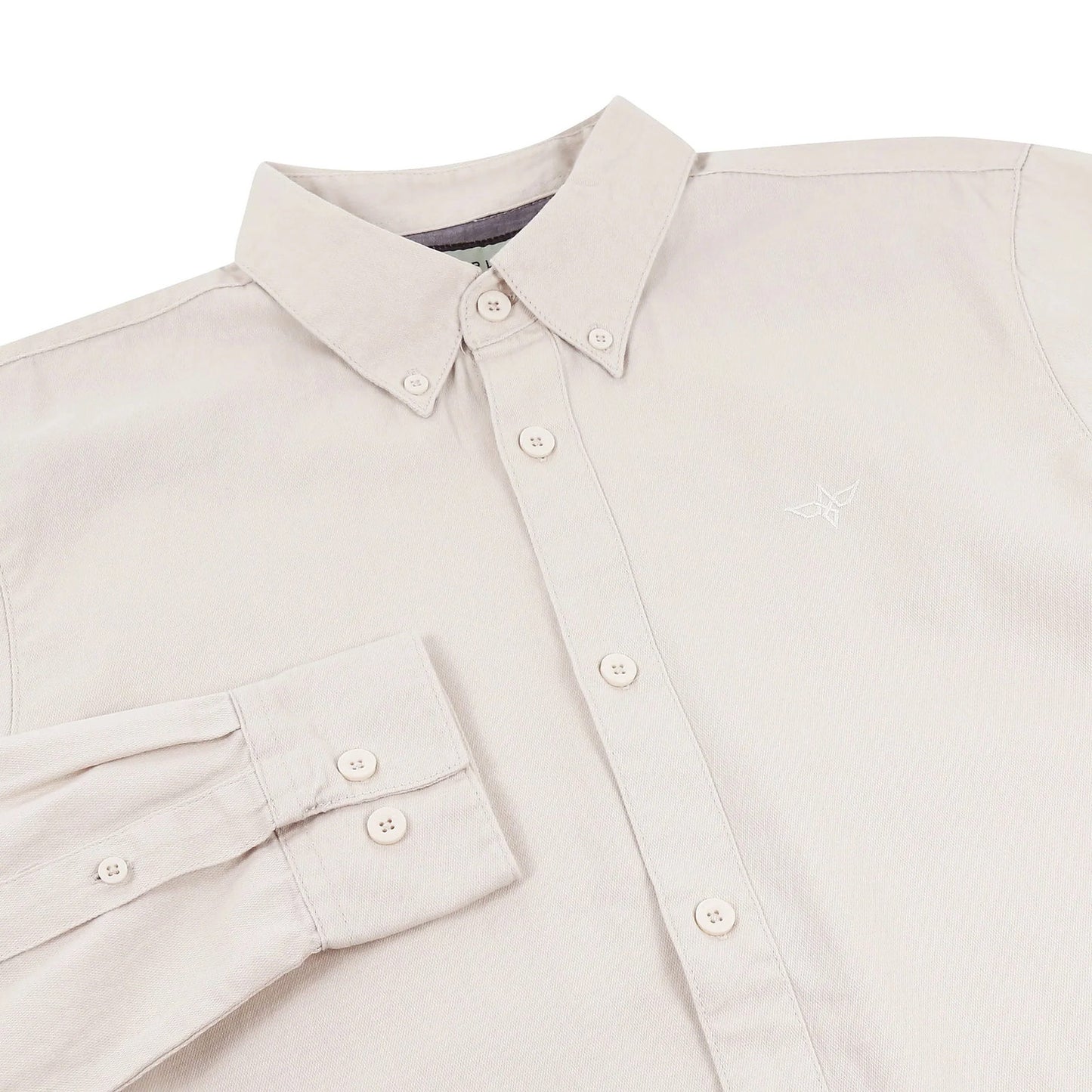 TL London Mens 100% Cotton Shirt Long Sleeve Button Down Smart Casual - Sleeve Detail - QHA UK