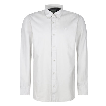 TL London Mens 100% Cotton Shirt Long Sleeve Button Down Smart Casual - Sleeve Detail - QHA UK
