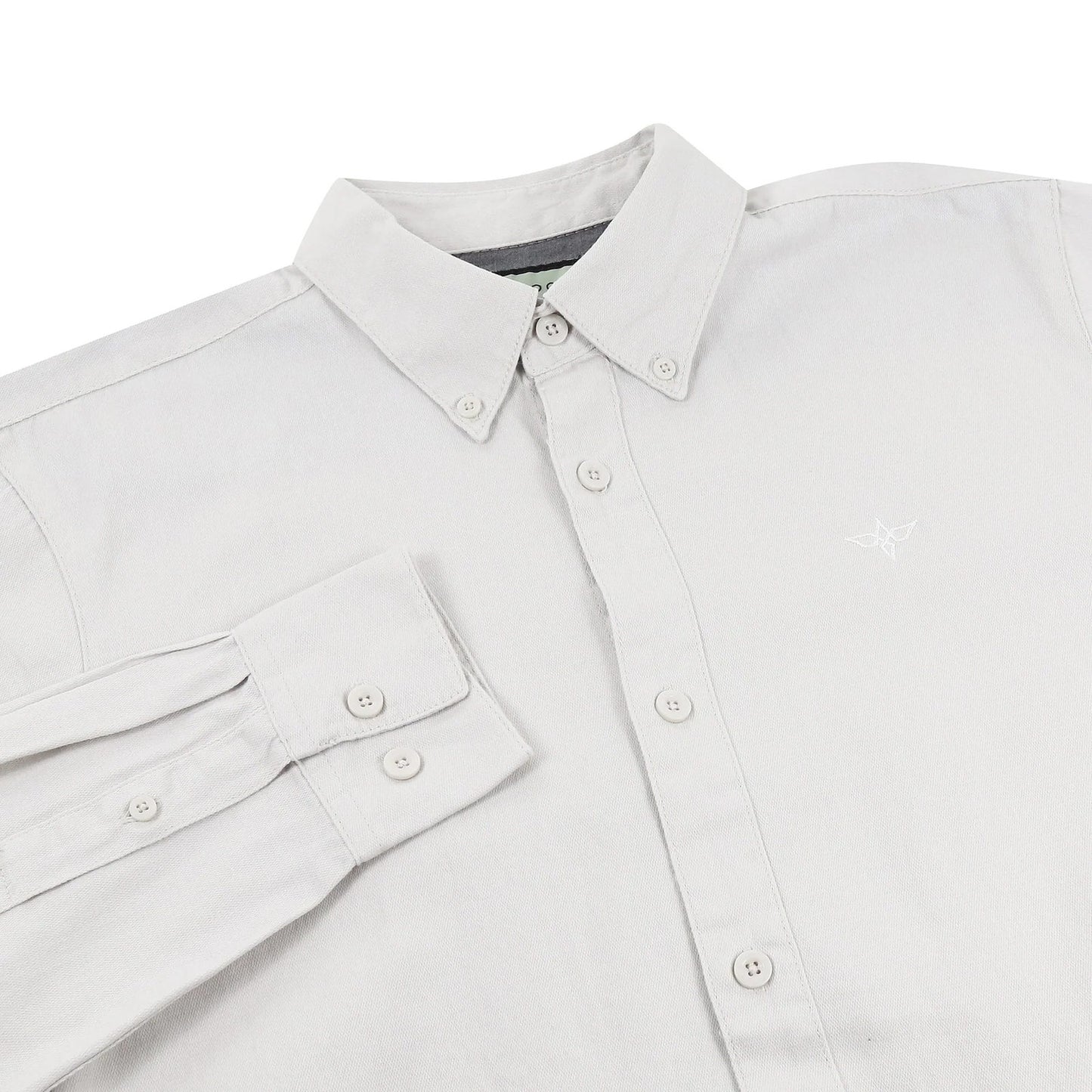 TL London Mens 100% Cotton Shirt Long Sleeve Button Down Smart Casual - Sleeve Detail - QHA UK