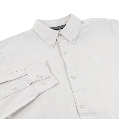 TL London Mens 100% Cotton Shirt Long Sleeve Button Down Smart Casual - Sleeve Detail - QHA UK