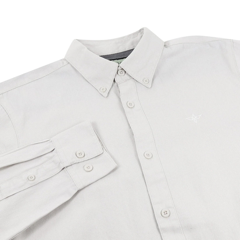 TL London Mens 100% Cotton Shirt Long Sleeve Button Down Smart Casual - Sleeve Detail - QHA UK
