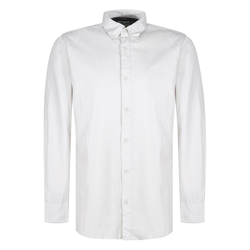 TL London Mens 100% Cotton Shirt Long Sleeve Button Down Smart Casual - Sleeve Detail - QHA UK