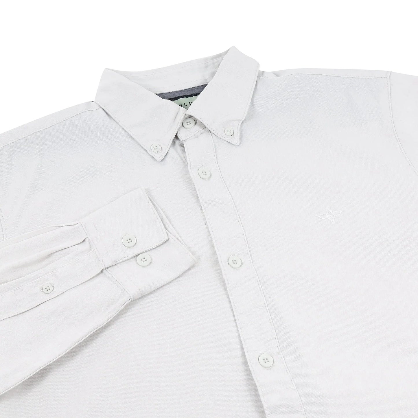 TL London Mens 100% Cotton Shirt Long Sleeve Button Down Smart Casual - Sleeve Detail - QHA UK