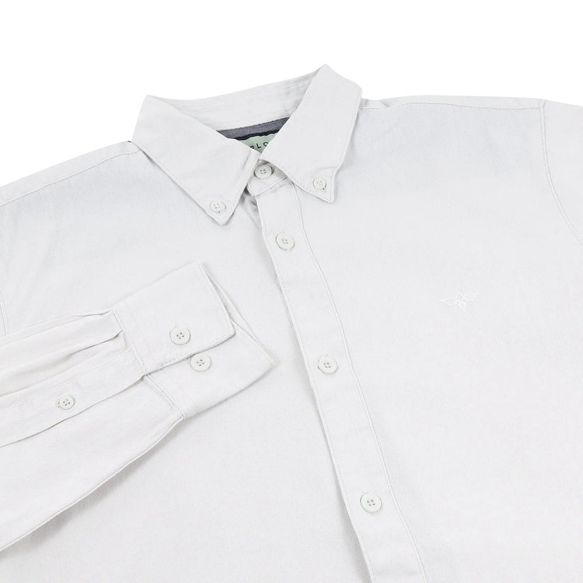 TL London Mens 100% Cotton Shirt Long Sleeve Button Down Smart Casual - Sleeve Detail - QHA UK