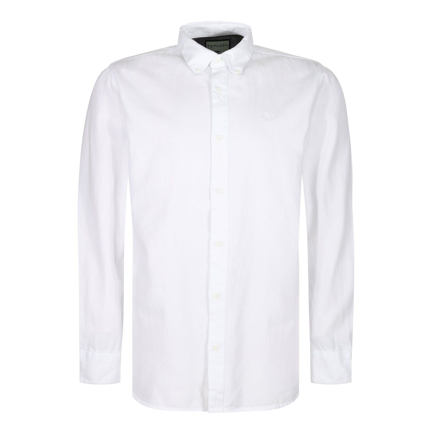 TL London Mens 100% Cotton Shirt Long Sleeve Button Down Smart Casual - Sleeve Detail - QHA UK