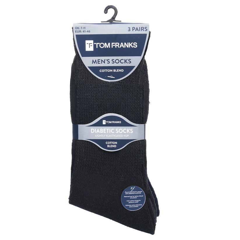 Tom Franks 3 Pairs Diabetic Socks - QHA UK