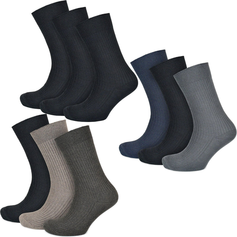 Tom Franks 3 Pairs Non Elasticated Socks - QHA UK
