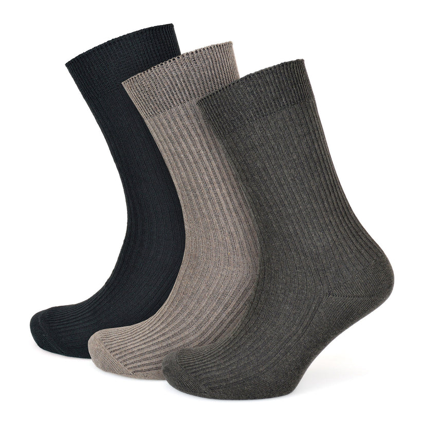 Tom Franks 3 Pairs Non Elasticated Socks - QHA UK