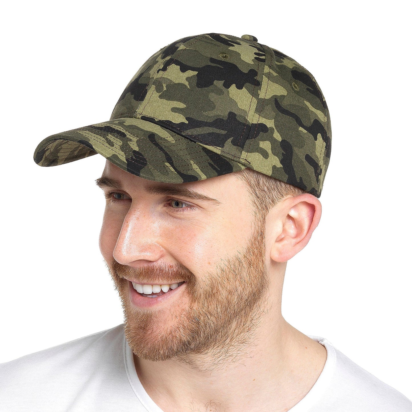 Tom Franks Camo Printed Baseball Cap - QHA UK
