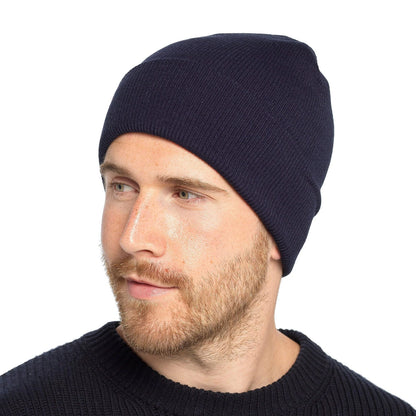Tom Franks Knitted Hat With Turn Up - QHA UK