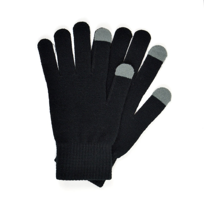 Tom Franks Touchscreen Gloves Warm Stretch Knit Winter Casual Gloves - QHA UK