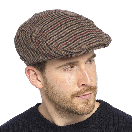 Tom Franks Wool Blend Flat Cap - QHA UK