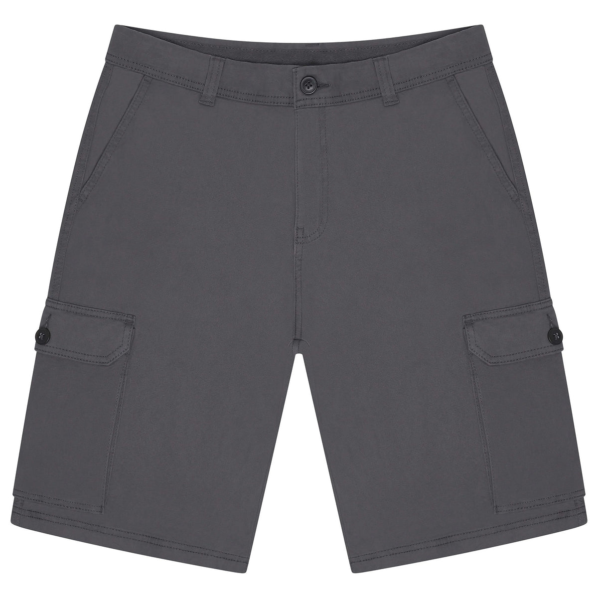 Men's 6 Pocket Cargo Shorts Navy Charcoal Khaki Waist 30-44 | QHA UK - QHA UK