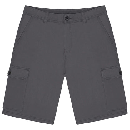 Men's 6 Pocket Cargo Shorts Navy Charcoal Khaki Waist 30-44 | QHA UK - QHA UK
