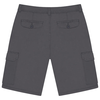 Men's 6 Pocket Cargo Shorts Navy Charcoal Khaki Waist 30-44 | QHA UK - QHA UK