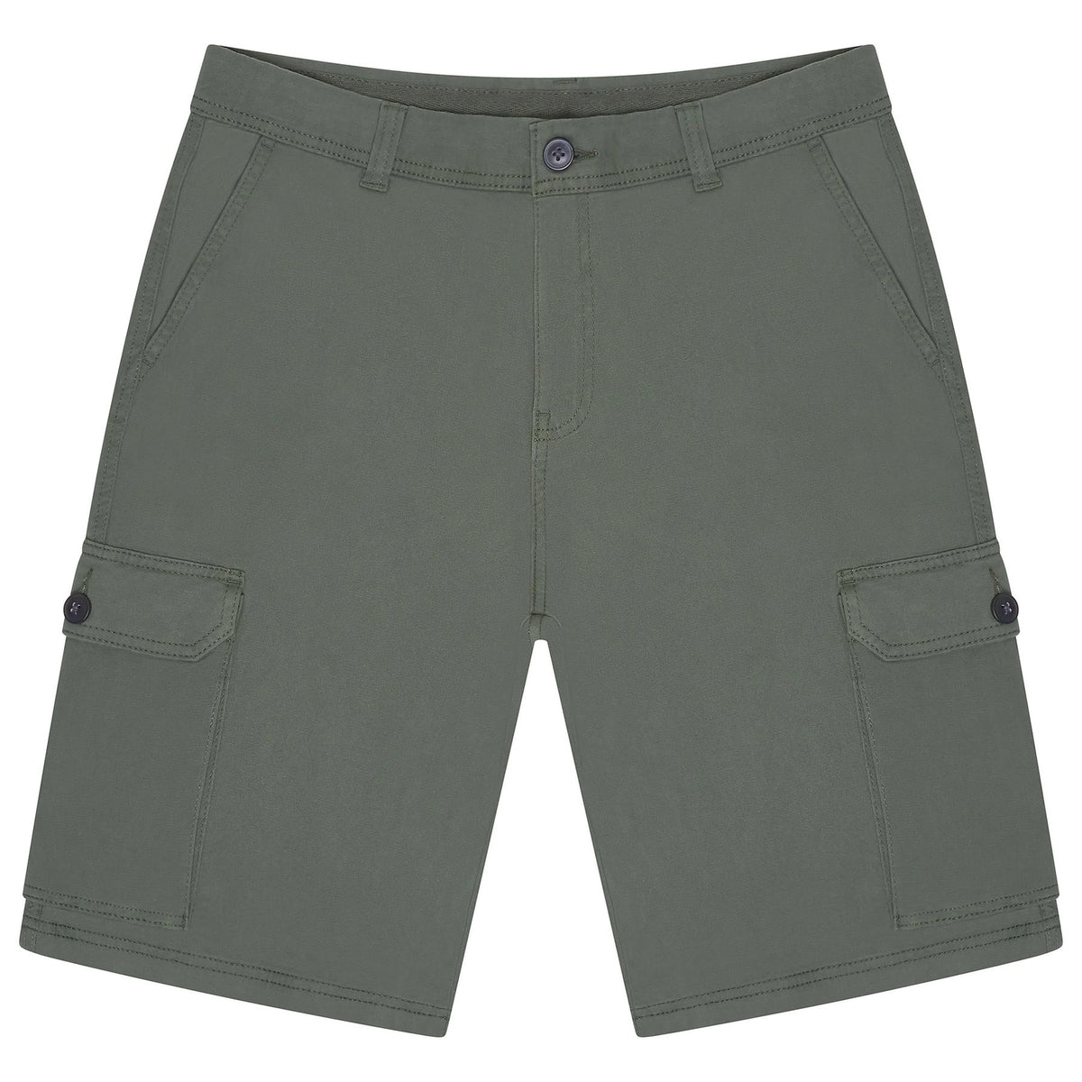 Men's 6 Pocket Cargo Shorts Navy Charcoal Khaki Waist 30-44 | QHA UK - QHA UK