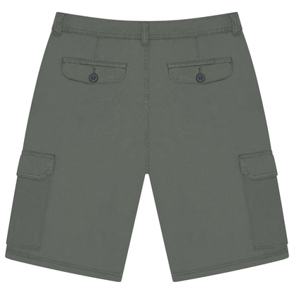 Men's 6 Pocket Cargo Shorts Navy Charcoal Khaki Waist 30-44 | QHA UK - QHA UK