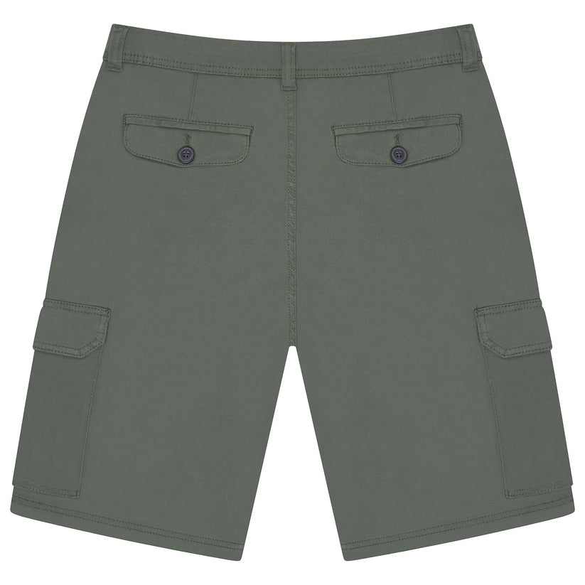 Men's 6 Pocket Cargo Shorts Navy Charcoal Khaki Waist 30-44 | QHA UK - QHA UK