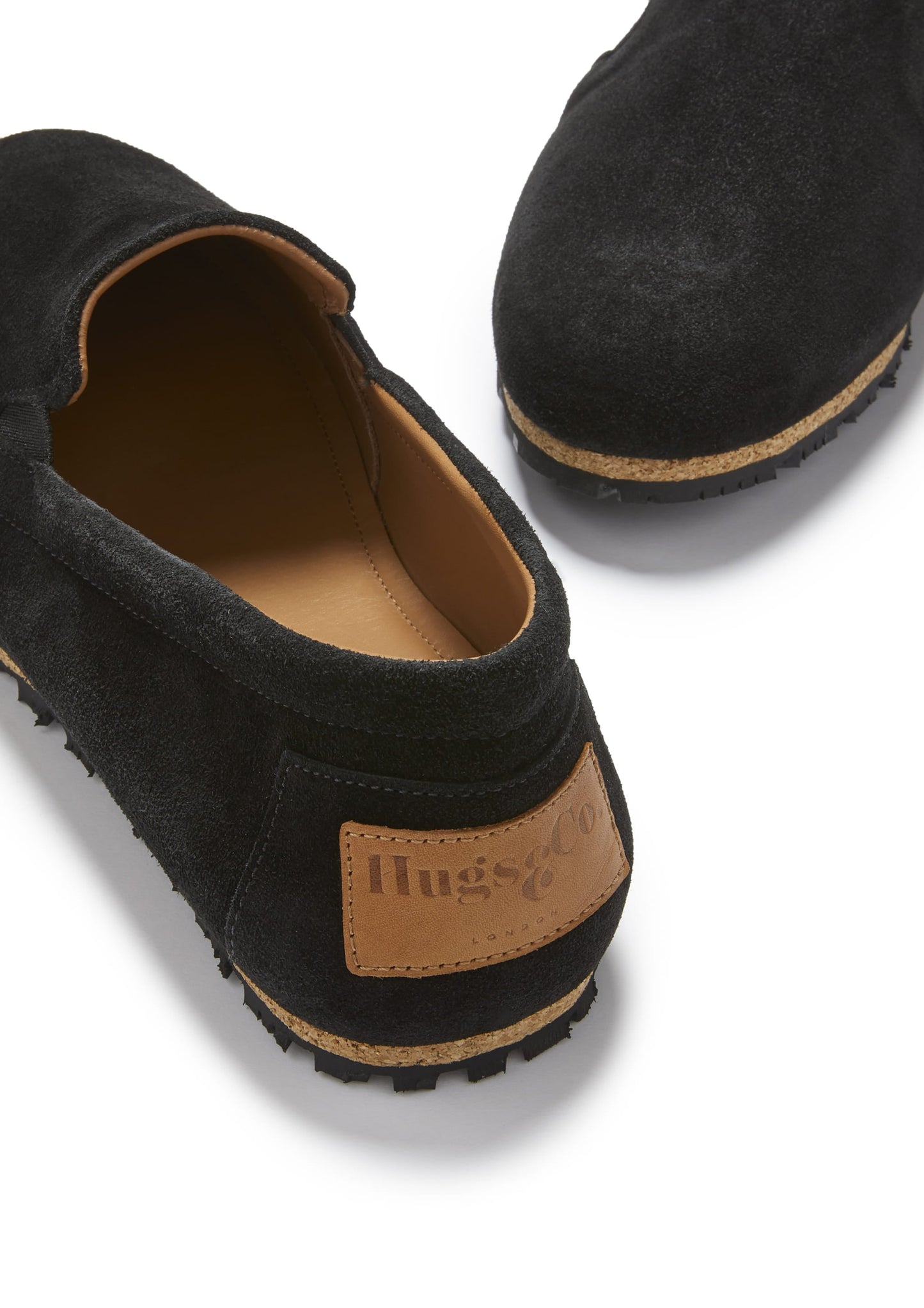 Hugs & Co Mens Tyre Sole Espadrilles Black Suede UK 7-14 - Sole Detail - QHA UK