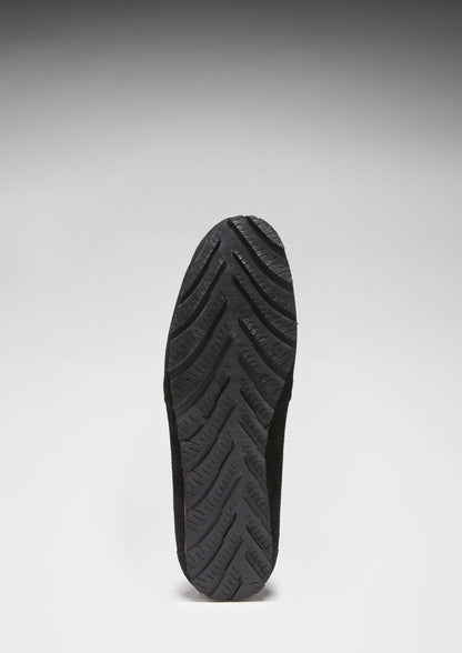Hugs & Co Mens Tyre Sole Espadrilles Black Suede UK 7-14 - Sole Detail - QHA UK