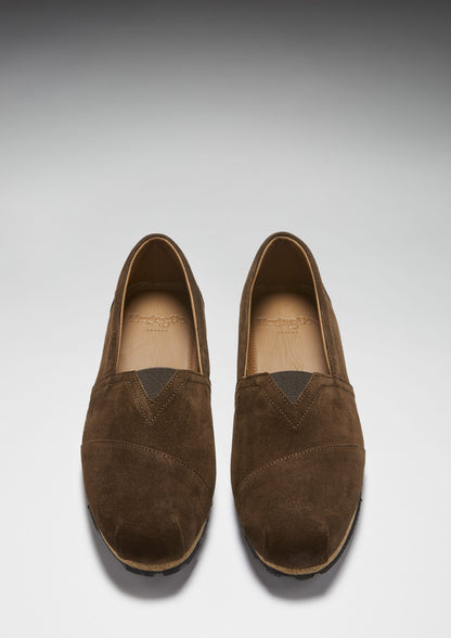 Hugs & Co Womens Tyre Sole Espadrilles Brown Suede Loafer UK 7-14 - Sole Detail - QHA UK