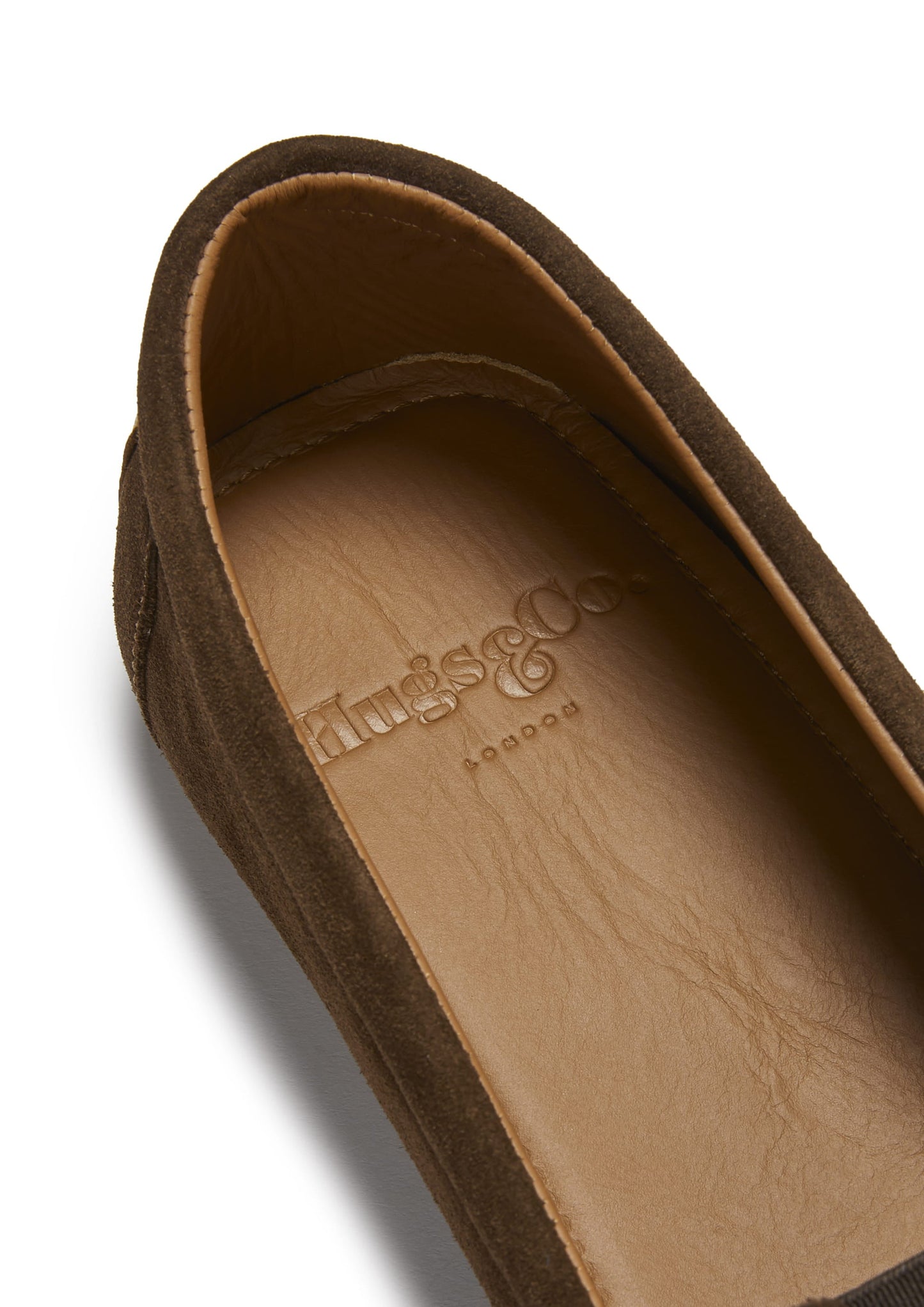 Hugs & Co Womens Tyre Sole Espadrilles Brown Suede Loafer UK 7-14 - Sole Detail - QHA UK