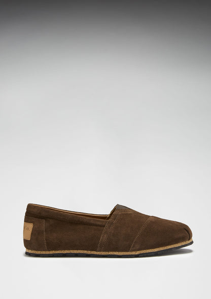 Hugs & Co Womens Tyre Sole Espadrilles Brown Suede Loafer UK 7-14 - Sole Detail - QHA UK