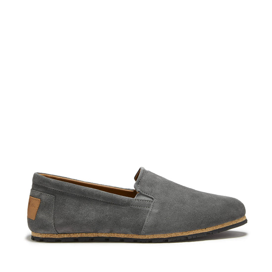 Hugs & Co Mens Tyre Sole Espadrilles Charcoal Suede UK 7-14 - QHA UK