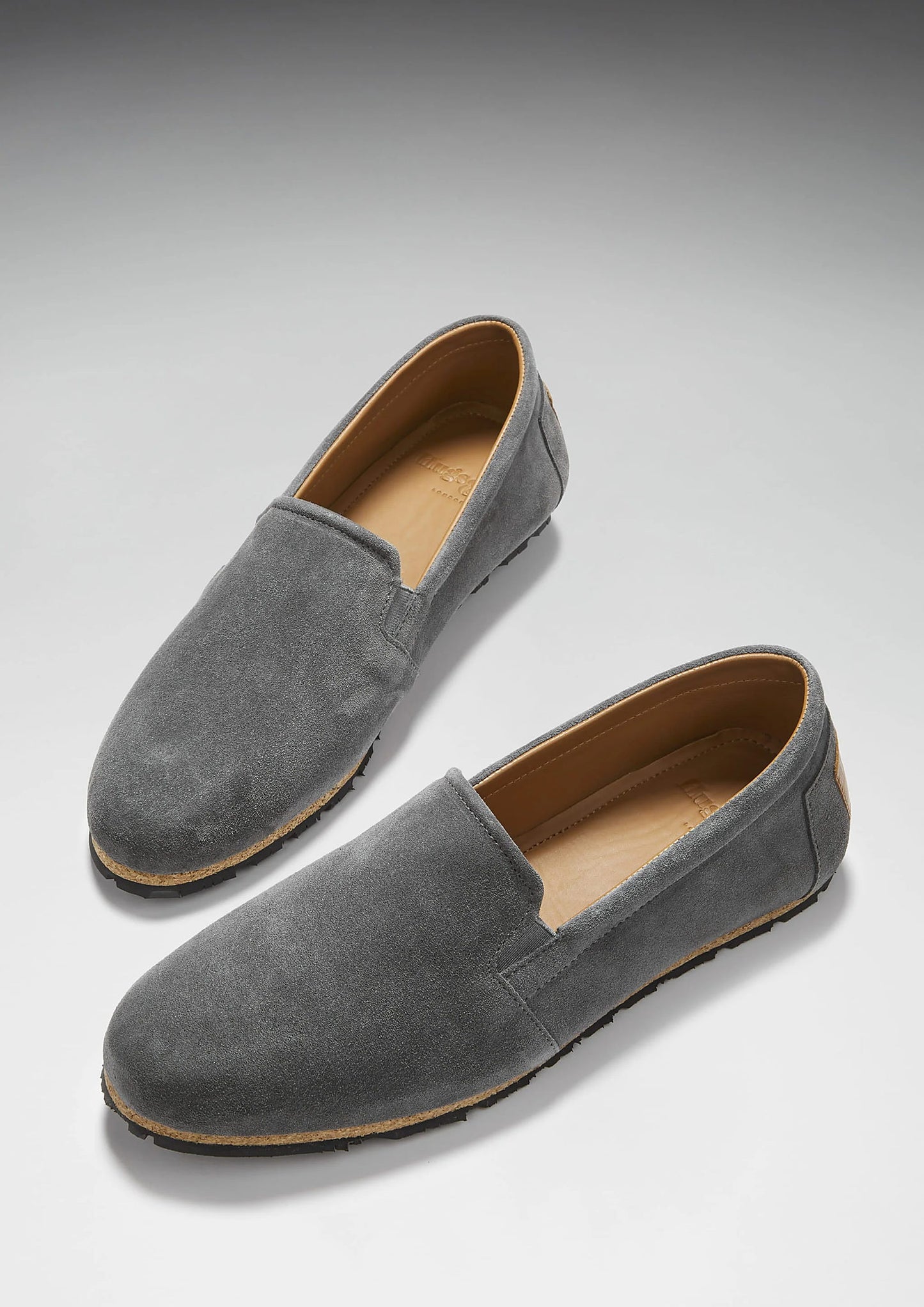 Hugs & Co Mens Tyre Sole Espadrilles Charcoal Suede UK 7-14 - Sole Detail - QHA UK