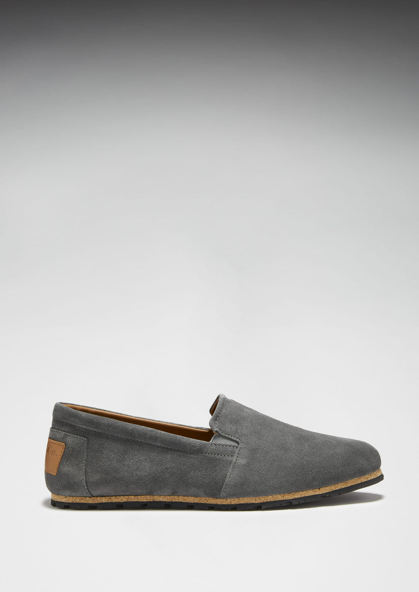 Hugs & Co Mens Tyre Sole Espadrilles Charcoal Suede UK 7-14 - Sole Detail - QHA UK