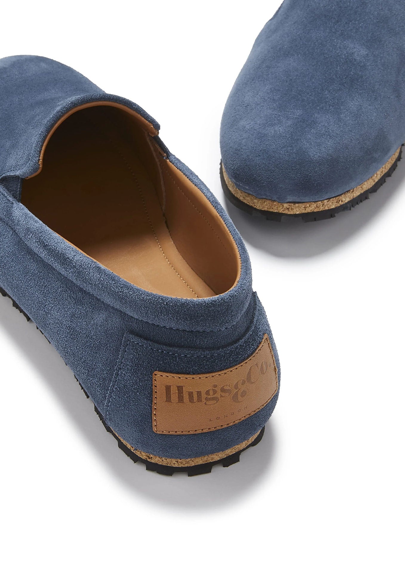 Hugs & Co Mens Tyre Sole Espadrilles Denim Blue Suede UK 7-14 - Sole Detail - QHA UK