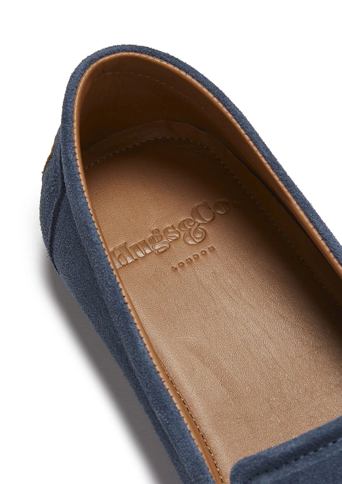 Hugs & Co Mens Tyre Sole Espadrilles Denim Blue Suede UK 7-14 - Sole Detail - QHA UK