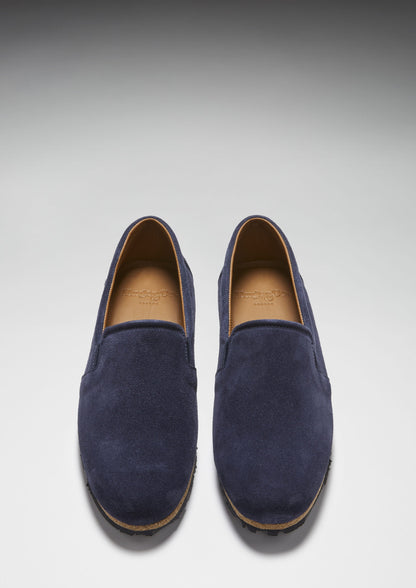 Hugs & Co Mens Tyre Sole Espadrilles Navy Blue Suede UK 7-14 - Sole Detail - QHA UK
