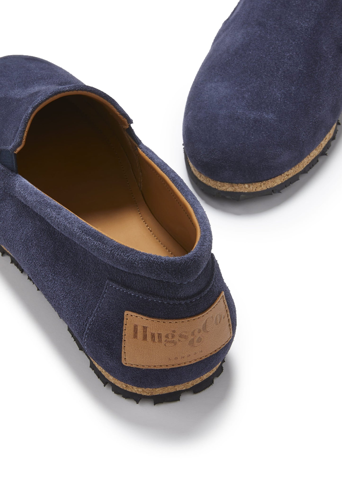 Hugs & Co Mens Tyre Sole Espadrilles Navy Blue Suede UK 7-14 - Sole Detail - QHA UK