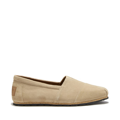 Hugs & Co Mens Tyre Sole Espadrilles Taupe Suede UK 7-14 - QHA UK