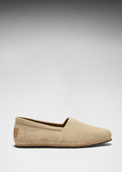 Hugs & Co Mens Tyre Sole Espadrilles Taupe Suede UK 7-14 - Sole Detail - QHA UK