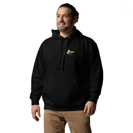 Shine 879 Unisex Front & Back Logo Premium Hoodie | S–3XL | 3 Colours | UK - QHA UK