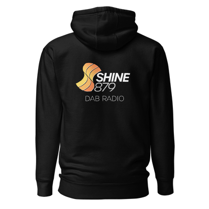 Shine 879 Unisex Front & Back Logo Premium Hoodie | S–3XL | 3 Colours | UK - Back View - QHA UK
