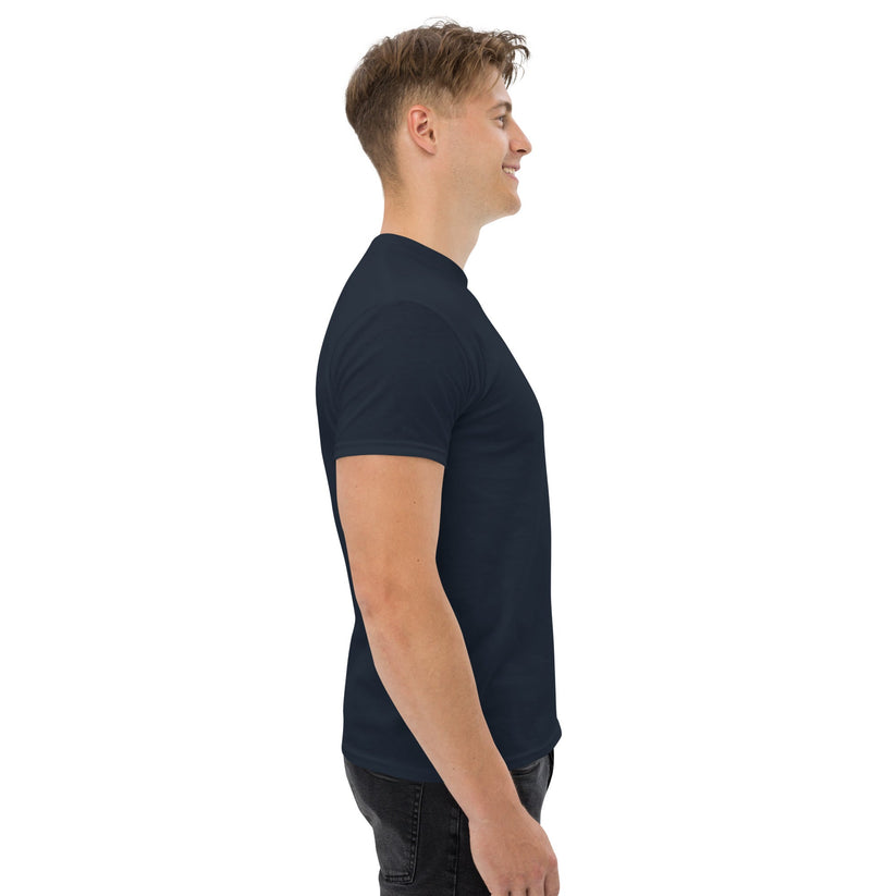 Shine 879 Unisex Front & Back Logo T-Shirt | 100% Cotton | S–5XL | 5 Colours - Right Side View - QHA UK