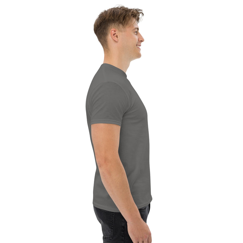 Shine 879 Unisex Front & Back Logo T-Shirt | 100% Cotton | S–5XL | 5 Colours - Right Side View - QHA UK