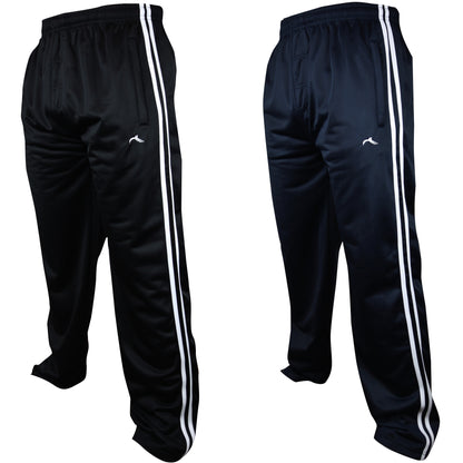 Urban Heritage Mens Tracksuit Bottoms Joggers Zip Pocket Lightweight G - QHA UK