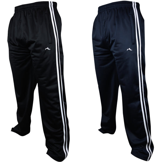 Urban Heritage Mens Tracksuit Bottoms Joggers Zip Pocket Lightweight G - QHA UK