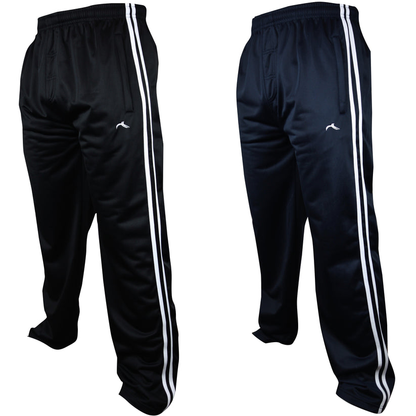Urban Heritage Mens Tracksuit Bottoms Joggers Zip Pocket Lightweight G - QHA UK