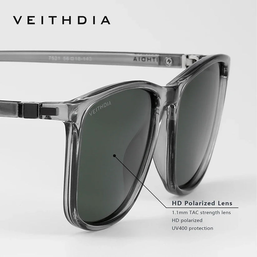 Fashion Item Veithdia Brand Sunglasses Retro Tr90 Polarized | QHA UK - QHA UK